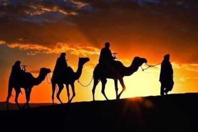 Agafay Desert Sunset, Camel Ride, and Dinner Show