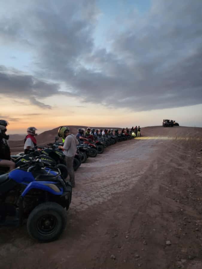 Marrakech: Agafay Desert Sunset Camel Ride, Quad & Dinner - Quad Bike Time in the Agafay Desert: The Fun Part With Real Rules