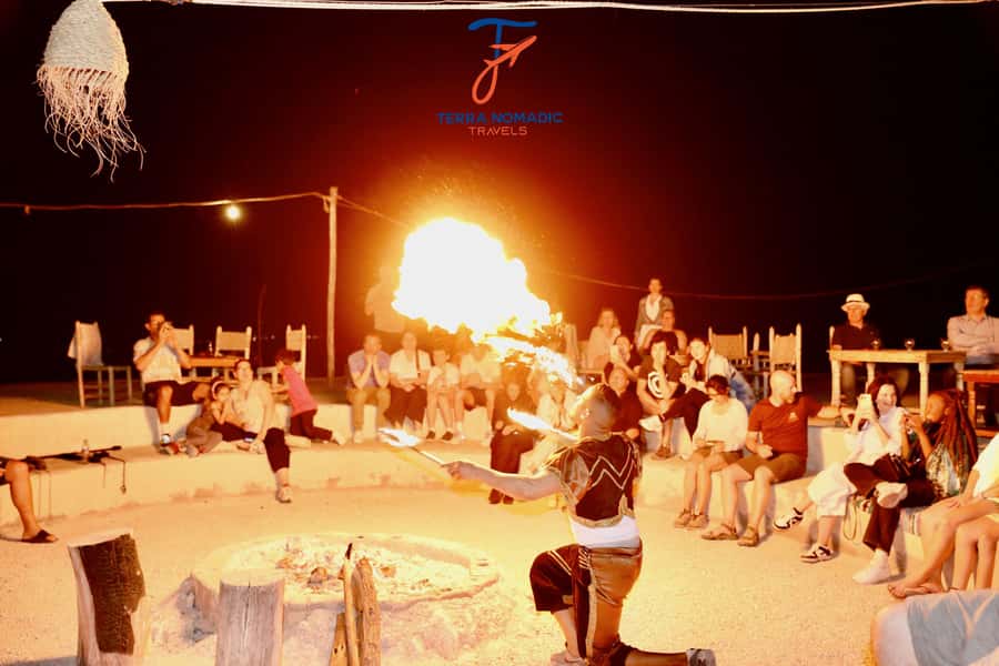 Marrakech: Agafay Dinner Show with Quad/Camel Ride and Pool - Dinner under the stars: tagine, salads, and what the meal really means