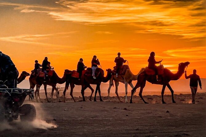Marrakech Agfay Desert Camel Ride and Dinner Show - Sunset viewing and Moroccan sweets at the camp