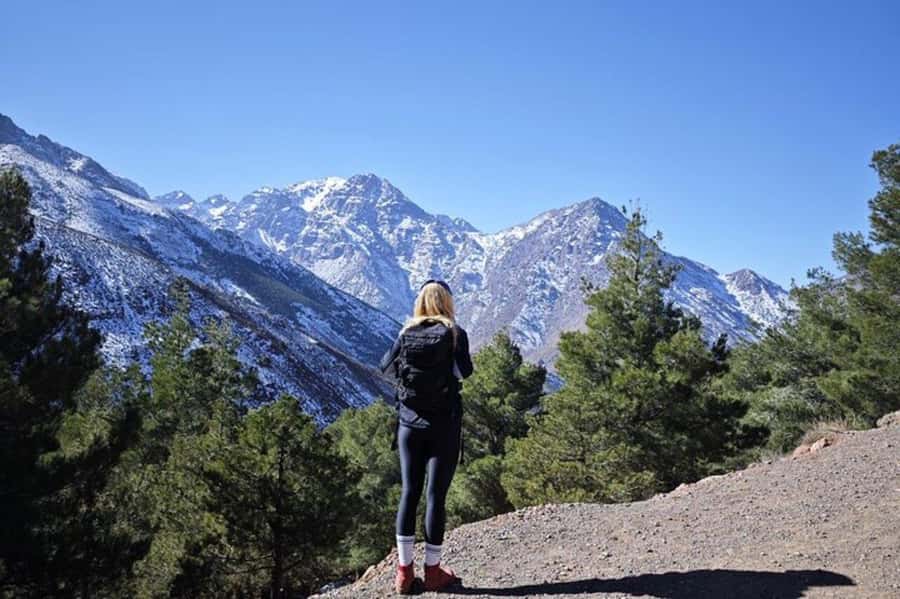 Marrakech: Atlas Mountains Summit Day Trek 2700m - From the pass to the summit: Talamrout and Assaoul at about 2700m