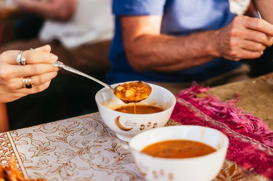 Marrakech: Authentic Moroccan Food Walking Tour & Dinner - The Herbalist Break and the Mint Tea Moment