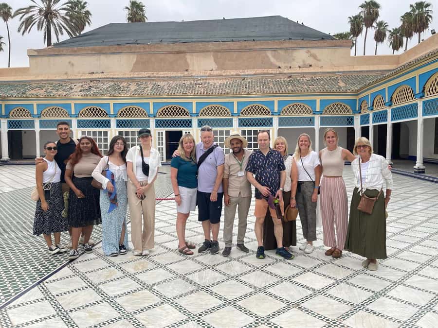 Marrakech: Bahia Palace, Madrasa Bn Yousef, Souk Medina Tour - Bahia Palace: where the tilework, courtyards, and gardens do the heavy lifting