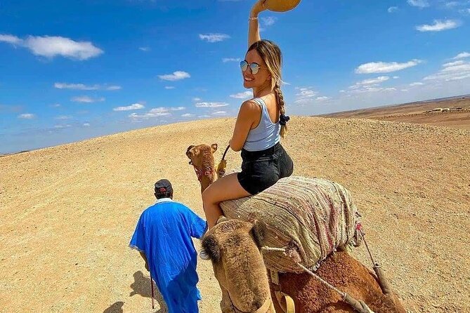 Marrakech: Camels & Quads on Sunset with Luxury Dinner, Fireshow - The Berber Co-operative Tea Stop: Small Cultural Moment, Big Payoff