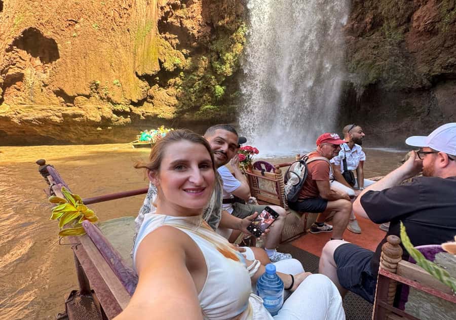 Marrakech: Day Tour to Ouzoud Waterfalls with Boat Trip - Boat trip under the cascade: what “up close” actually means
