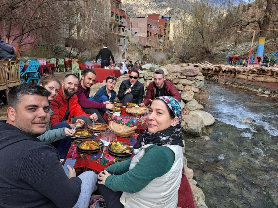 Marrakech: Day Trip To Atlas Mountains Ourika Waterfall - First stop in the valley: photo time, quick visits, and buying what you like