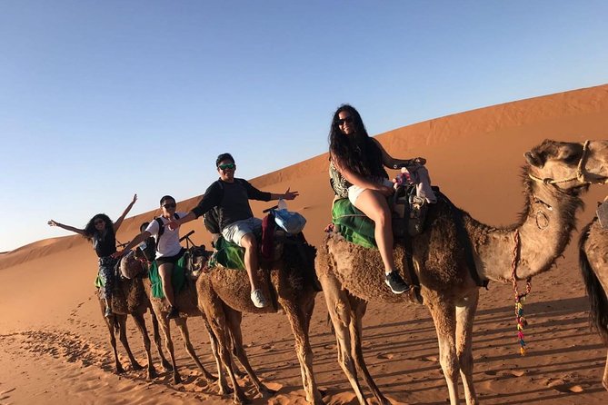 Marrakech Desert: Camel Ride, Quad Biking & Dinner Show Options - The Tea Break, Desert Trails, and the Sunset Moment
