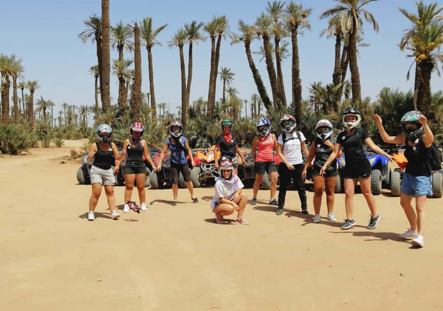 Marrakech Desert & Palm Grove Quad Bike Tour - Back on the quads: finishing with the Sahara quiet moment