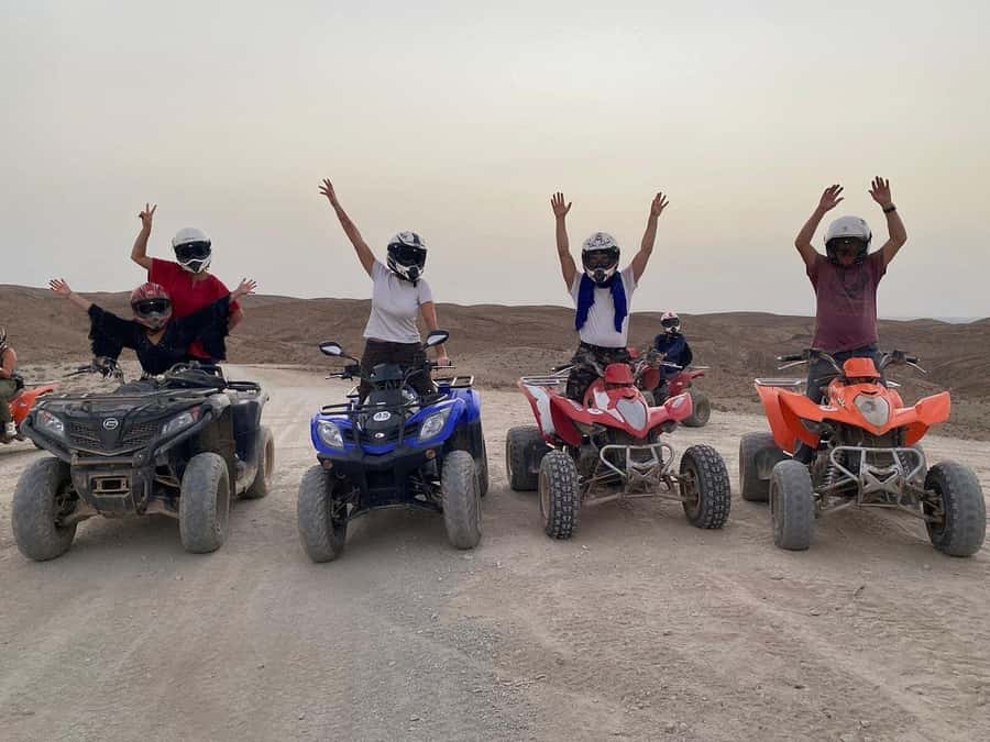 Marrakech: Desert Quad Bike Tour with Tea & Optional Dinner - Quick take