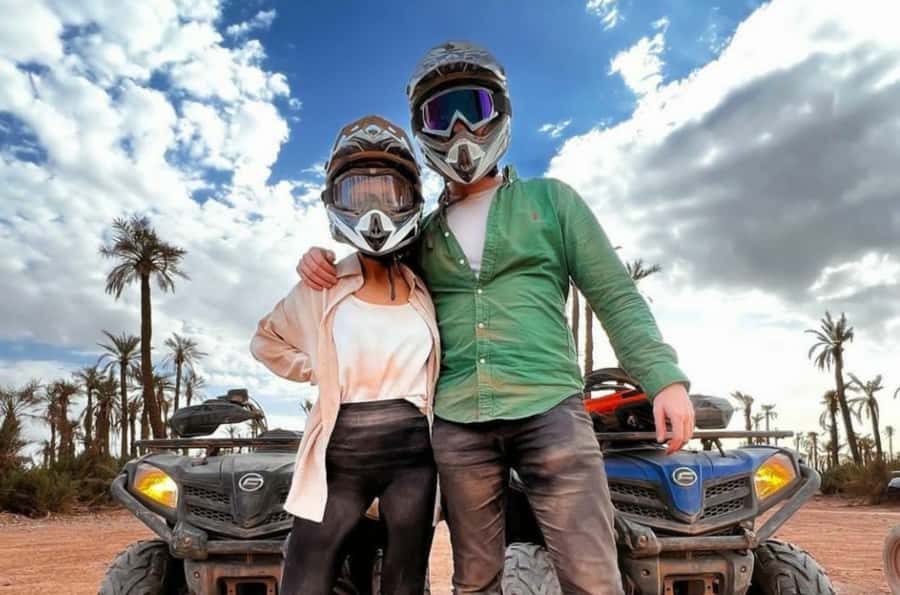 Marrakech: Dunes of the Palmeraie Quad Bike Ride with Tea - The 3-Hour Flow: Pickup, Minibus Ride, Quad Time, Tea Stop, Back to Marrakech
