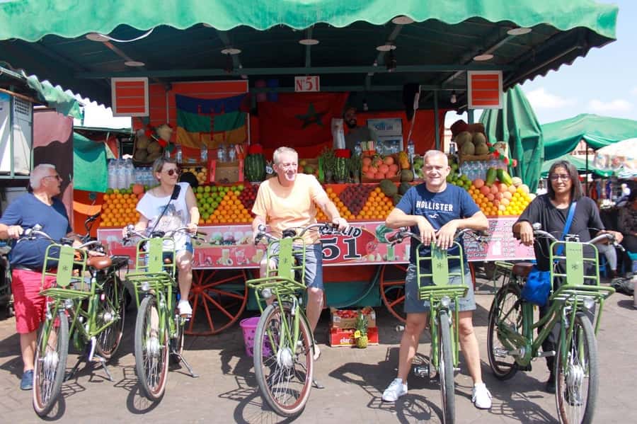 Marrakech : Electric Bicycle City Tour - Start at Sofitel, Then Follow the EcoScooter to Day One Clarity