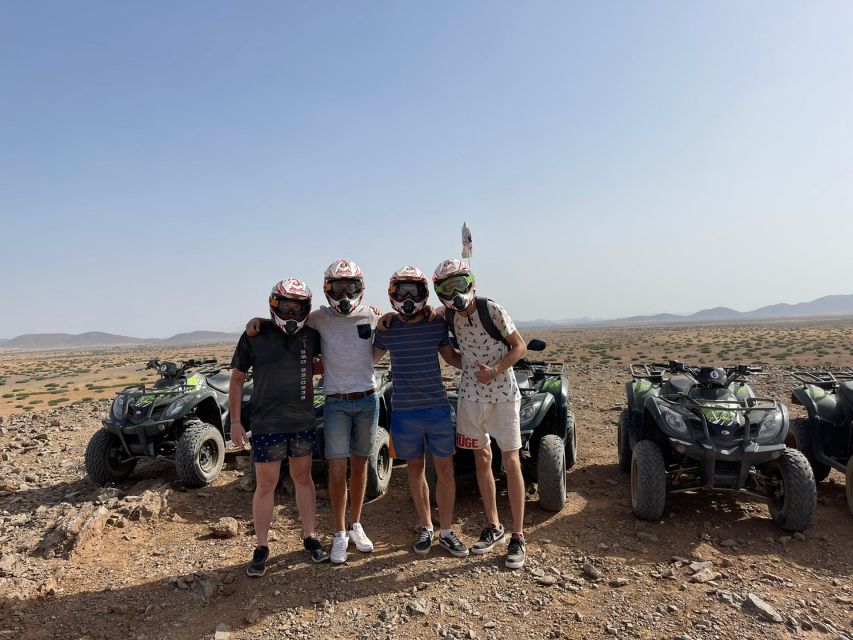 Marrakech, explore the palm grove desert by quad bike - Small-group attention from pickup to final photo
