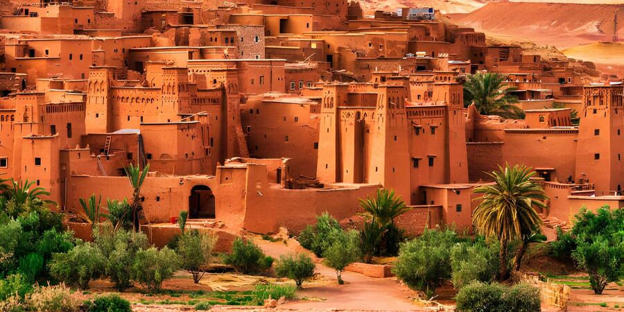 Marrakech/Fez: 3-Day Merzouga Desert Trip, Luxury ATV Option - Merzouga arrival: luggage by 4x4 and camels for sunset