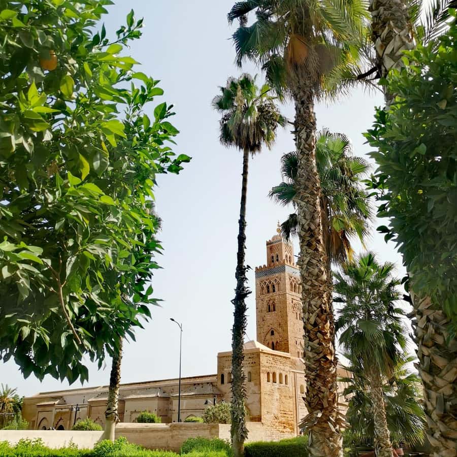 Marrakech: Guided Bike Tour with a local Guide - Koutoubia Mosque: big landmark, good context