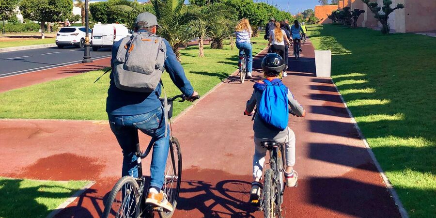 Marrakech:Guided City Cycling Tour - Culture, Colors & Charm - Marrakech Garden green alleys and the shift toward Gueliz
