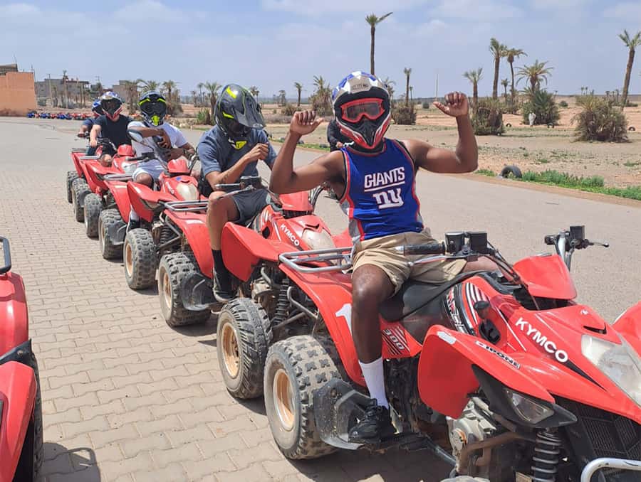 Marrakech: Guided Quad Bike and Camel Ride Tour with Tea - Getting there from Marrakech: pickup timing and how the day flows