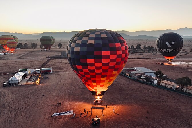 Marrakech: Hot Air Balloon at Sunrise - From Back to the 80’s pickup to the launch site: transport that saves time