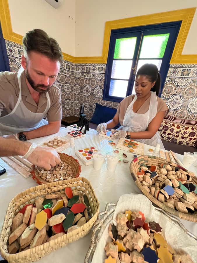 Marrakech: Make Your Own Moroccan Zellige Mosaic Masterpiece - Inside the Marrakech Studio: Comfort, Space, and How the Class Flows