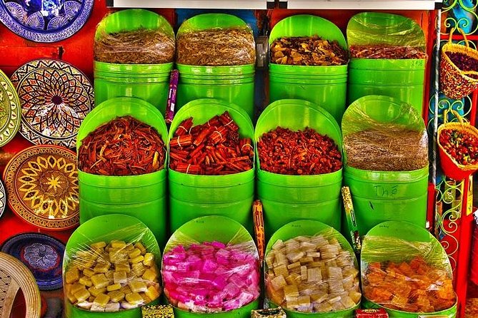 Marrakech: Medina Souks Guided Walking Tour - Souk Semmarine for spices, antiques, and everyday shopping