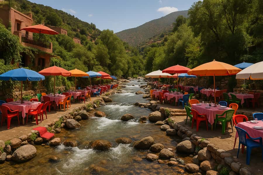 Marrakech: ourika valley lunch & guided hike to waterfalls - Sti Fatma village: where your hike day starts to feel real