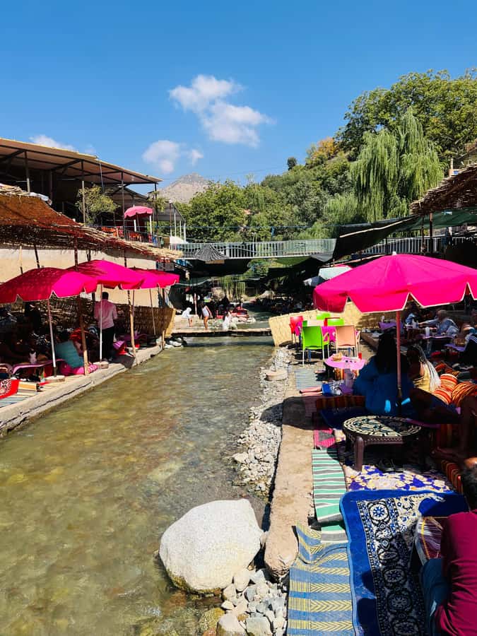 Marrakech: Ourika Valley Waterfalls & guided hike - Berber family tea: one of the most human stops on the route