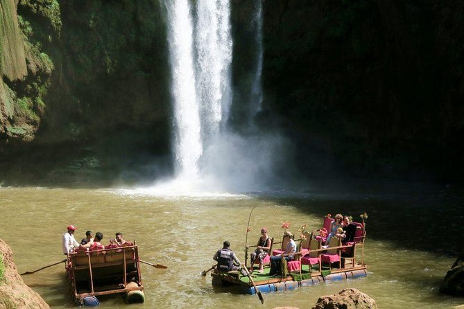 Marrakech: Ouzoud Waterfalls Guided Day Trip with Boat Ride - Boat ride close to the falls: what you get, and when extra cost shows up