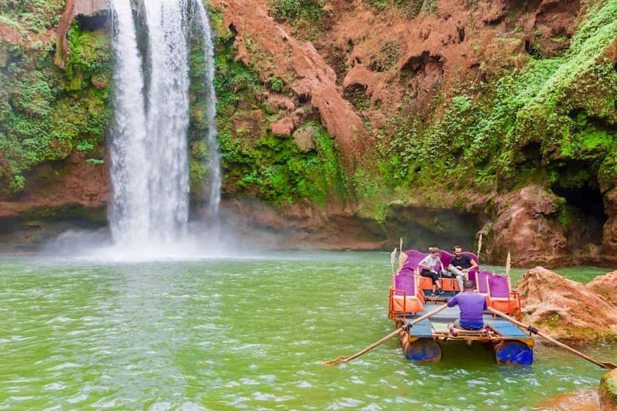Marrakech: Ouzoud Waterfalls Trip, Guided Hike & Boat Option - The 110m Ouzoud Waterfalls Stop, Photos, and Viewpoints