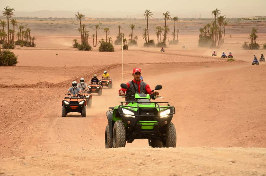 Marrakech: Palmeraie Guided Quad Tour with Tea Break - Getting picked up in Marrakech without stress