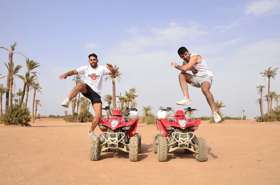 Marrakech: Palmeraie Guided Quad Tour with Tea Break - Safety briefing, helmets, and the real meaning of beginner-friendly