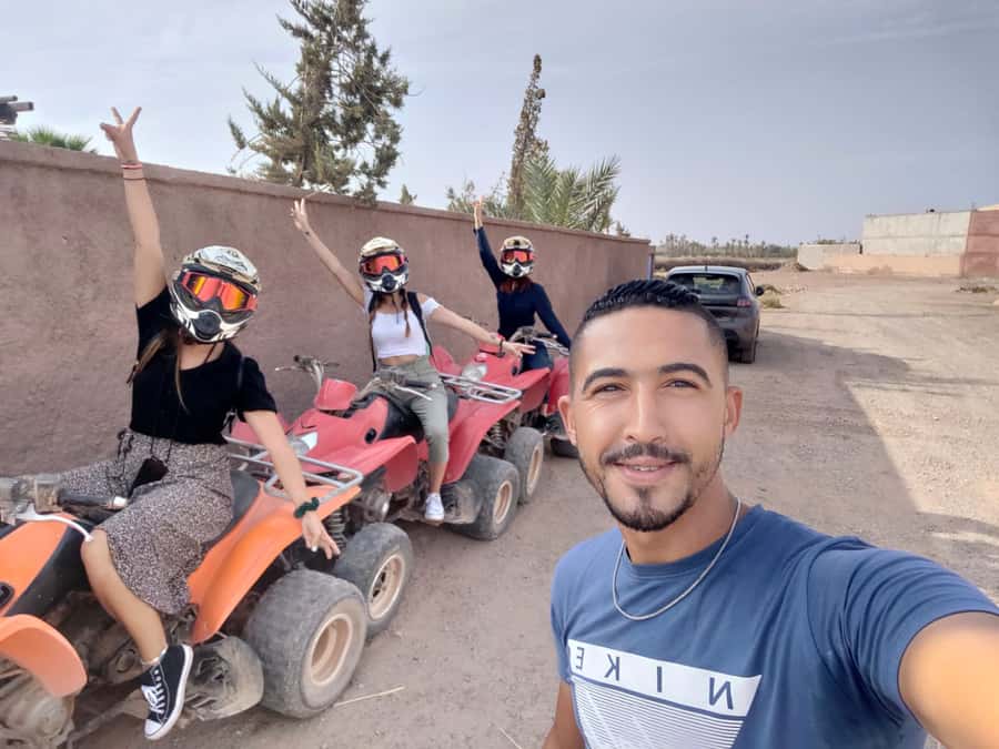 Marrakech: Palmeraie Quad Bike & Traditional Moroccan Spa - Guides, Safety Gear, and How to Feel Confident on the Quads