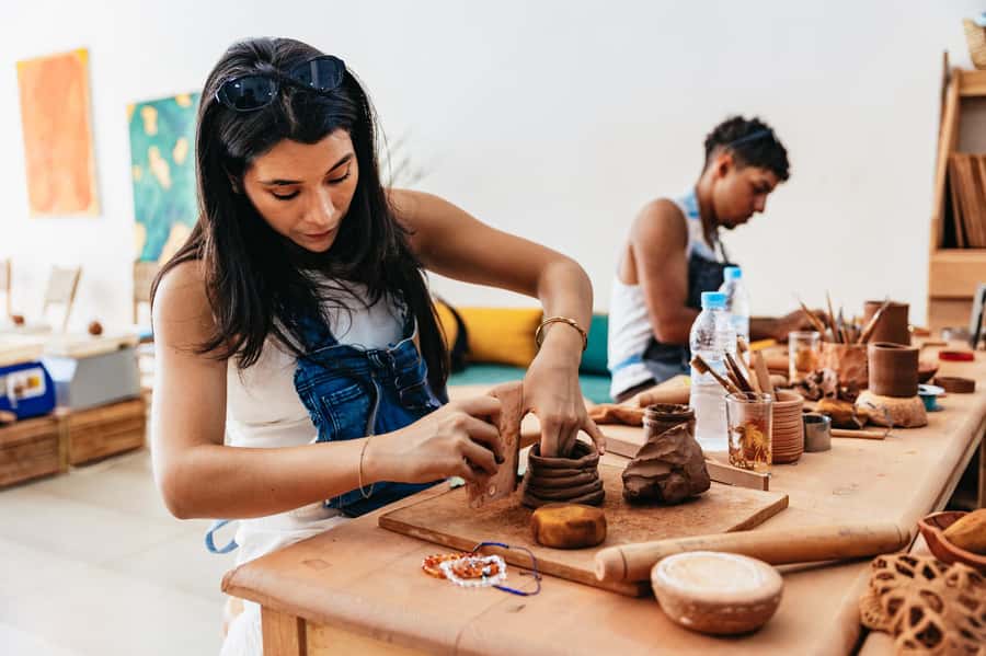 Marrakech: Pottery Workshop with Moroccan Tea - Your potter’s wheel moment: where beginners learn fast