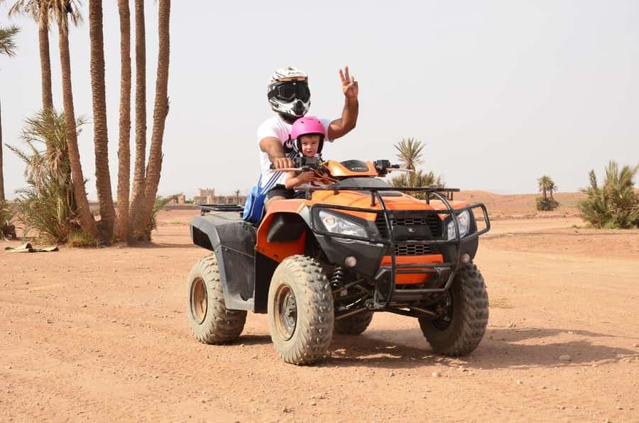 Marrakech: Quad activity in the Palmeraie with Tea break - Village stop and tea break: the real taste of hospitality