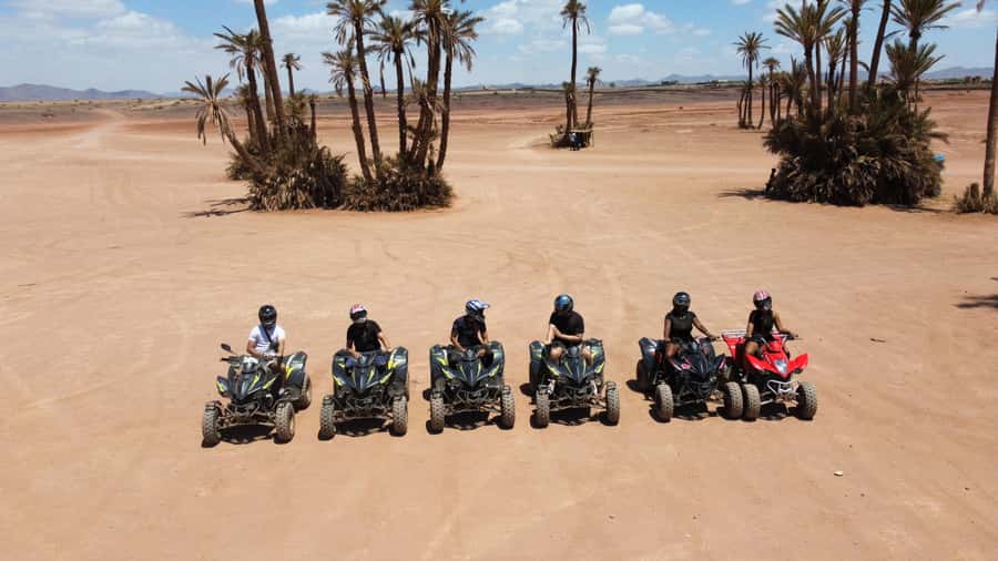 Marrakech: Quad activity in the Palmeraie with Tea break - Pacing and group feel in a 3-hour format