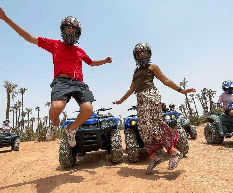 Marrakech Quad Bike Experience: Desert and Palmeraie - Palmeraie meeting point: photos, gear, and getting the controls right
