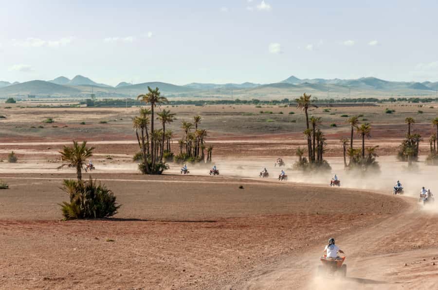 Marrakech: Quad Tour in Jbilets Desert with Palm Grove - Pickup and timing from central Marrakech, and how 2 hours adds up