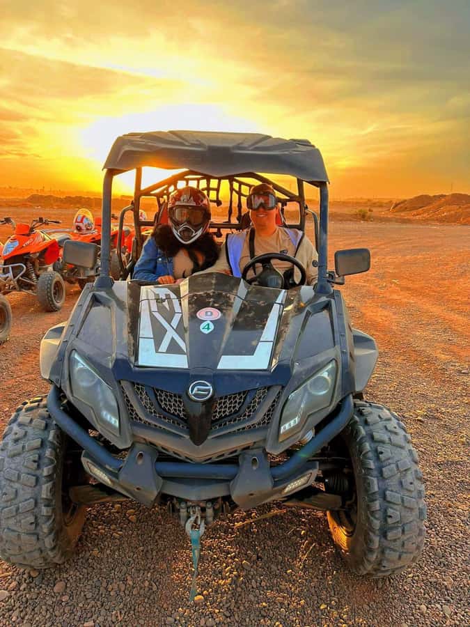 Marrakech : Ride buggy in the desert of the palm grove - Sun Quad Aventures briefing: safety that does not kill the fun