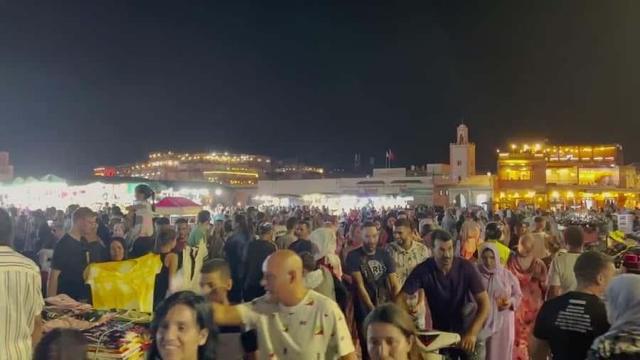 Marrakech: Souk by Night Medina Guided Walking Tour. - Souk Semmarine: where crafts and fabrics become real, not just photos