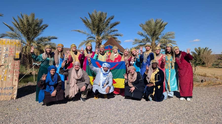 Marrakech to Fes: 3-Day Merzouga Desert Camel & Sandboarding - Todra Gorge: walking under 300-meter cliffs