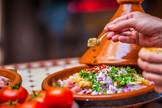 Marrakech Tour: Tajine Cookery Class Experience - Souq shopping basics: mint, olives, saffron, citrus, and bargaining confidence