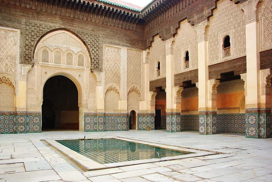 Marrakech: Uncover Hidden Gems on a Half-Day Walking Tour - Koutoubia Mosque outside views, with garden calm