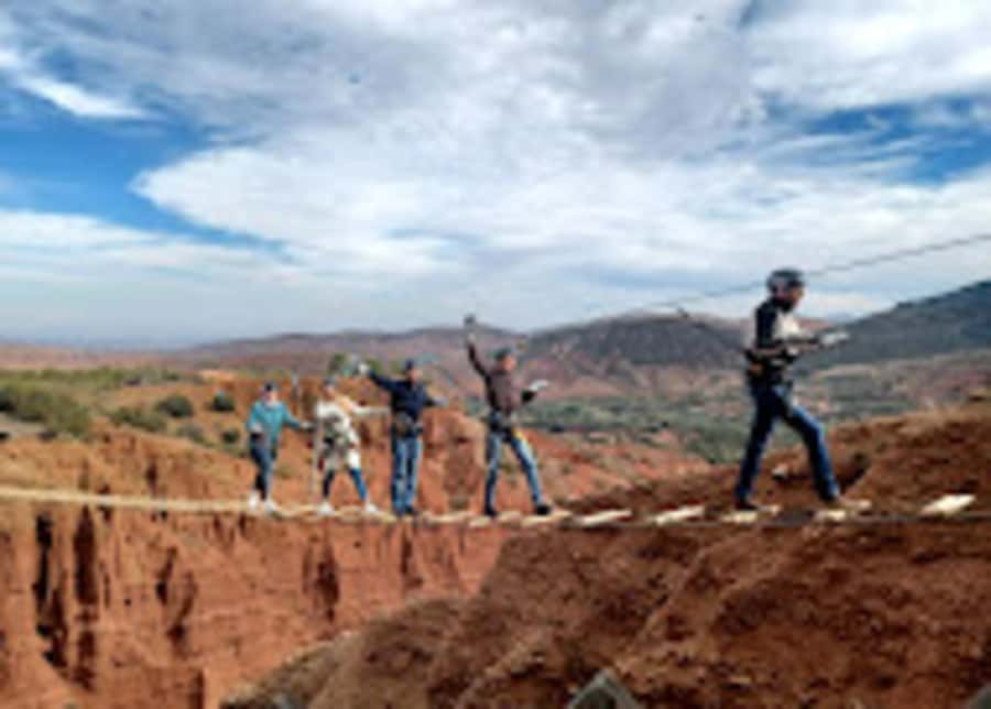 Marrakech: Zip-Line in the Atlas Mountains & Berber villages - Leaving Marrakesh: Tahnaout, viewpoints, and the first village stop