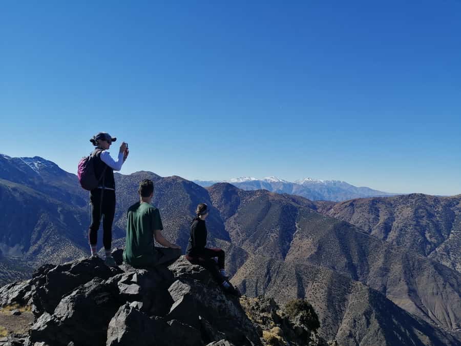 Marrakesh: 2-Day Mt. Toubkal Trek with 1-Night Stay & Meals - Day 1 details: Imlil valley to Toubkal Refuge via Aremd and Sidi Chamarouch