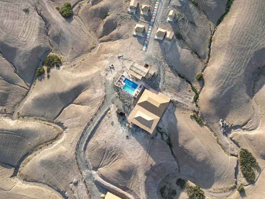 Marrakesh: Agafay Desert 3-Course Dinner Show & Pool Access - Camp pools in the middle of nowhere: two vibes, one important rule