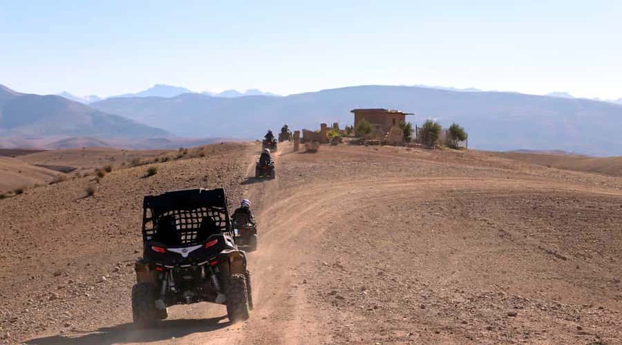 Marrakesh: Agafay Desert Quad & Camel Tour with Dinner - Marrakech to Agafay base camp, minus the stress