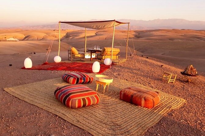 Marrakesh: Sunset Dinner in Agafay Desert with Show & Transfers - Medina stop first: tea, pastries, harira, and that quick cultural warm-up