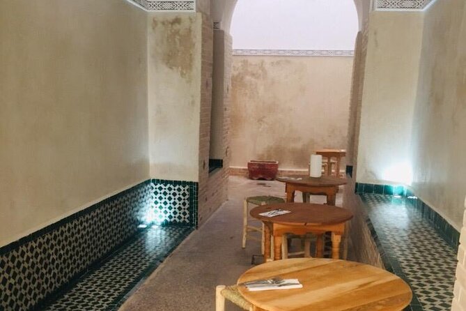 Mouassine the real traditional Moroccan Hammam - Ghassoul wrap, shampoo, and the rinse that finishes the job