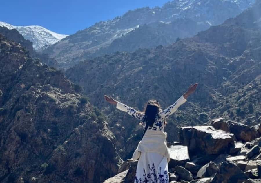 Ourika Valley Day trip: Hike, waterfall, lunch and Relax - Riverside lunch: tajine, bread, and mint tea with a view