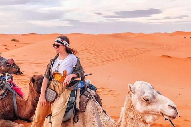 Overnight stay in desert camp & Camel trekking in the Sahara - Day 1 in Merzouga: Tea, Dunes, and Berber Drums