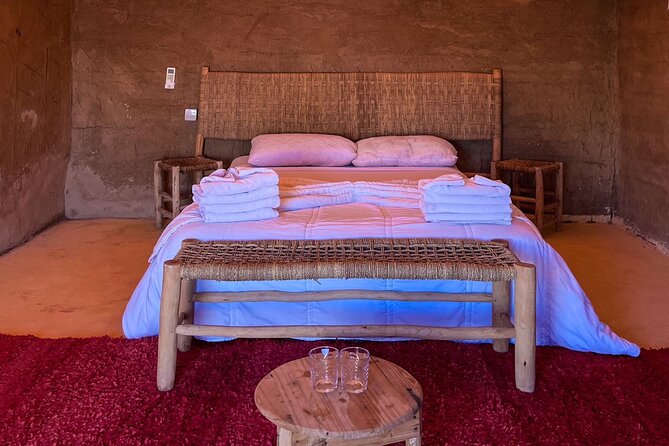 Overnight stay in the Agafay Desert, Deluxe Tent with Show and Swimming Pool - Moroccan dinner by campfire, then belly dancing and gnawa