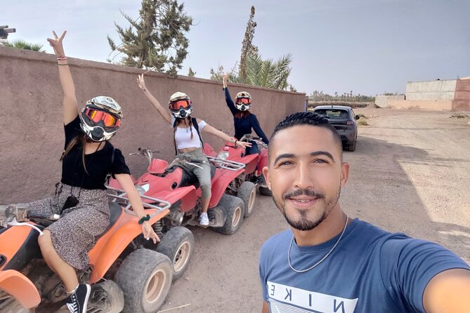 Palmeraie Quad Bike & Traditional Moroccan Spa - Hotel pickup, Atlas Mountains drive, and meeting your driver